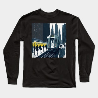 NYC Subway: The Pulse of the City Long Sleeve T-Shirt